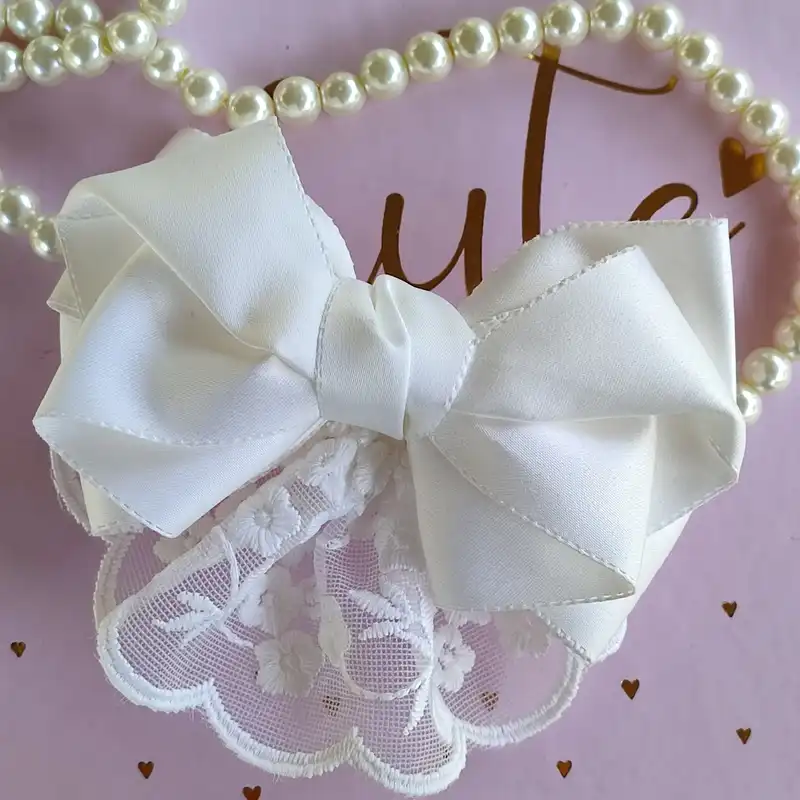 گیره مو زنانه مدل پاپیون عروس