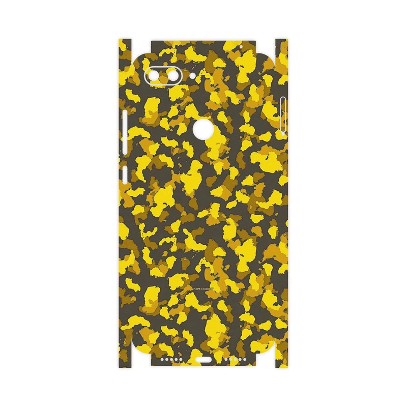 برچسب پوششی ماهوت مدل Yellow Infantry Army-FullSkin مناسب برای گوشی موبایل شیائومی Mi 8 Lite