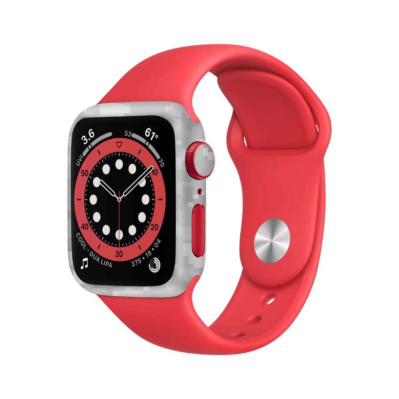  برچسب ماهوت طرح Army-Winter-Pixel مناسب برای اپل واچ Watch 6 44mm