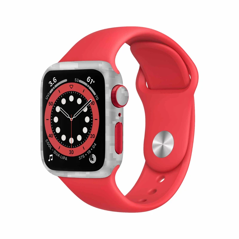  برچسب ماهوت طرح Army-Snow-Pixel مناسب برای اپل واچ Watch 6 44mm