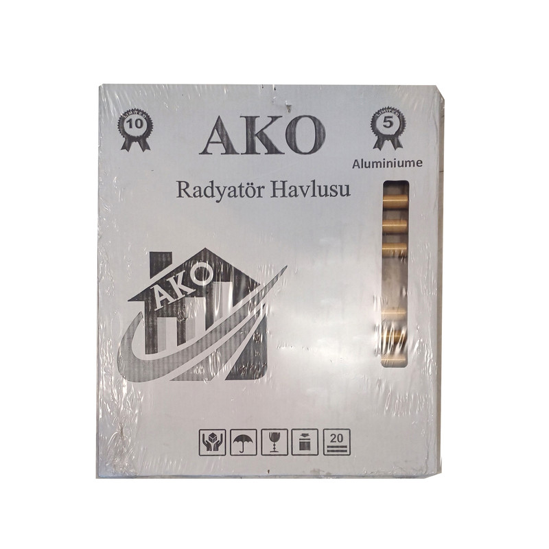 رادیاتور حوله خشک کن آکو مدل الومینیومی 60x50