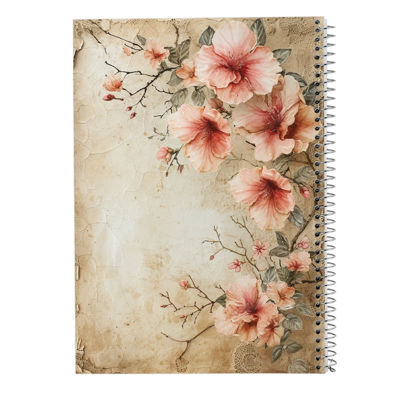 دفتر نت موسیقی 50 برگ مدوپد مدل گل کد DF13308