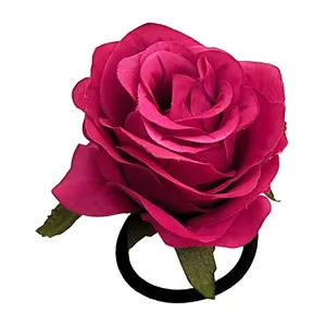 کش مو زنانه مدل گل رز کد KSH579