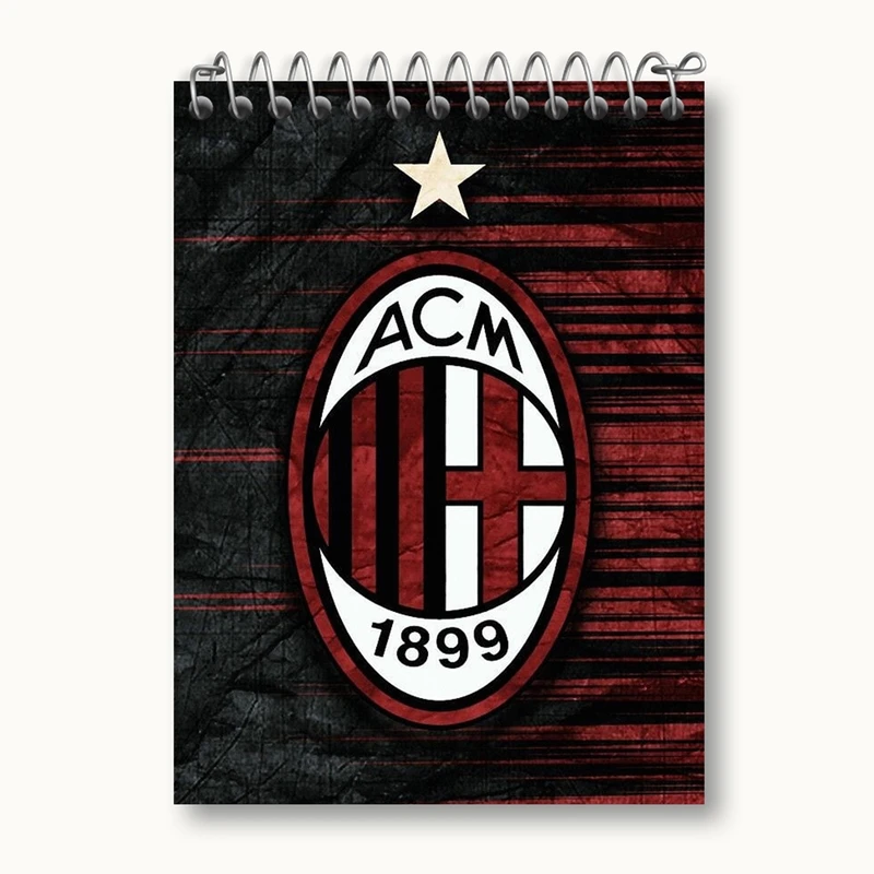 دفتر یادداشت 50 برگ خندالو مدل باشگاه آث میلان کد 27264