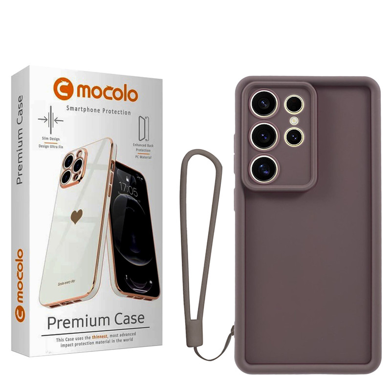 کاور موکولو مدل Silicone Puffer Strap مناسب برای گوشی موبایل سامسونگ Galaxy S25 Ultra به همراه بند آویز