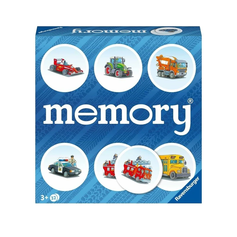 بازی فکری راونزبرگر مدل Vehicles memory کد 22378 مناسب برای 3 سال به بالا