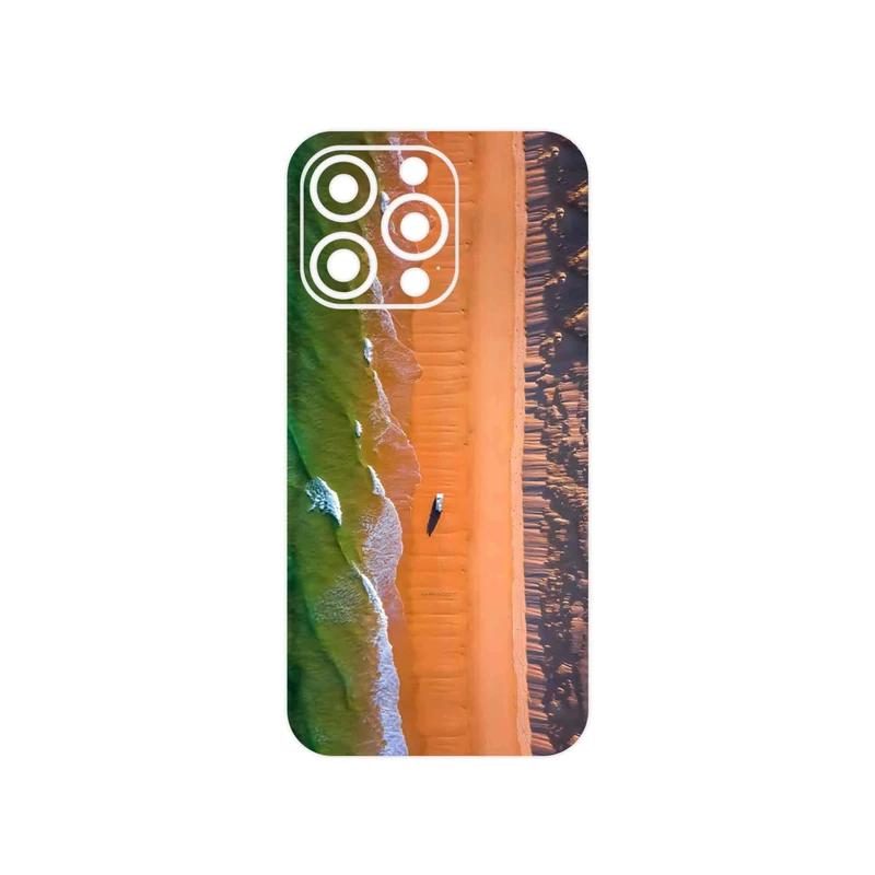 برچسب پوششی ماهوت مدل Beach and Green Sea مناسب برای گوشی موبایل اپل iphone 13 Pro