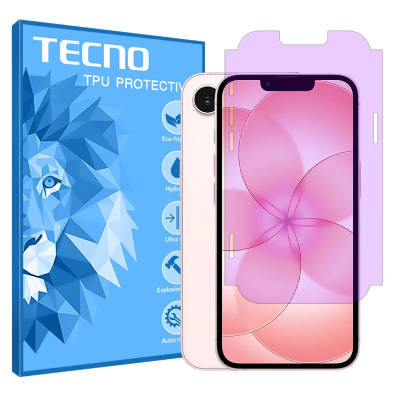 محافظ صفحه محافظ چشم تکنو مدل هیدروژلی مناسب برای گوشی موبایل اپل iPhone 17e