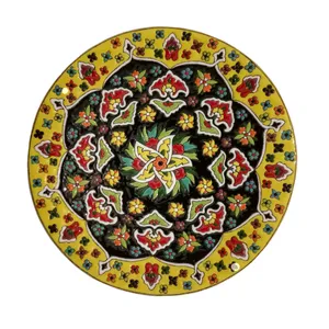 بشقاب میناکاری سفالی کد 13