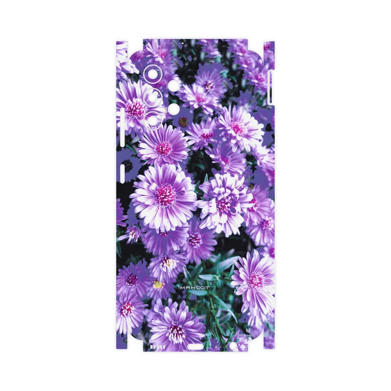برچسب پوششی ماهوت مدل Purple-Flower-FullSkin مناسب برای گوشی موبایل سامسونگ Galaxy M32 5G