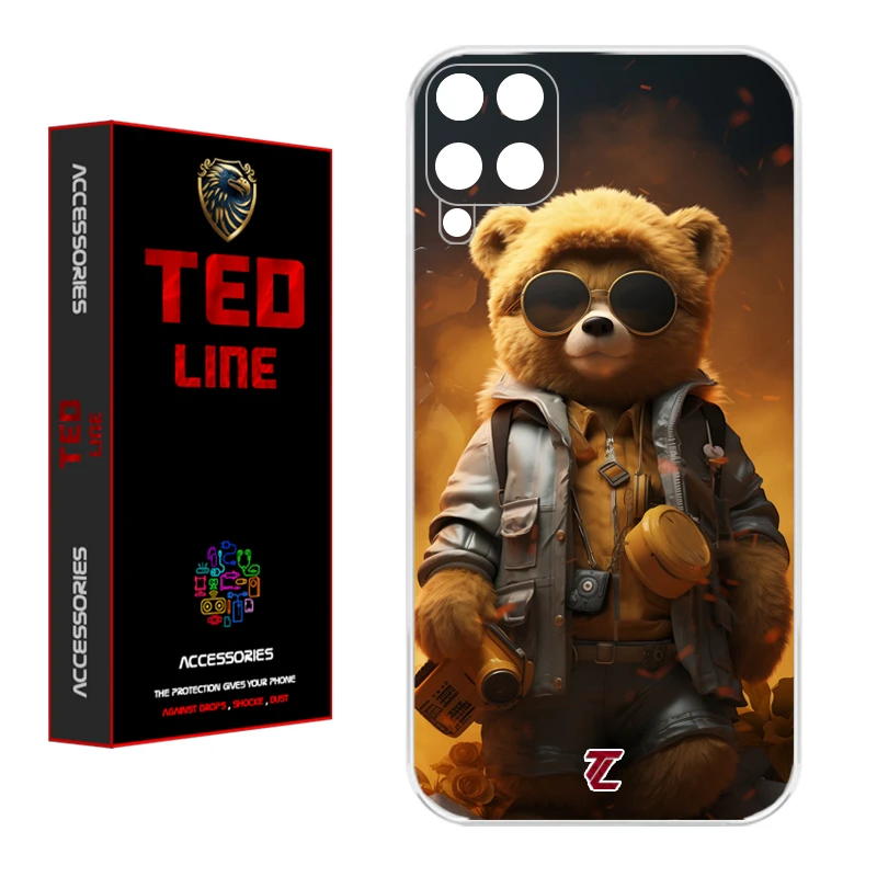 کاور تد لاین طرح خرس جنگی کد 1103 مناسب برای گوشی موبایل سامسونگ Galaxy A12 / M12 / F12