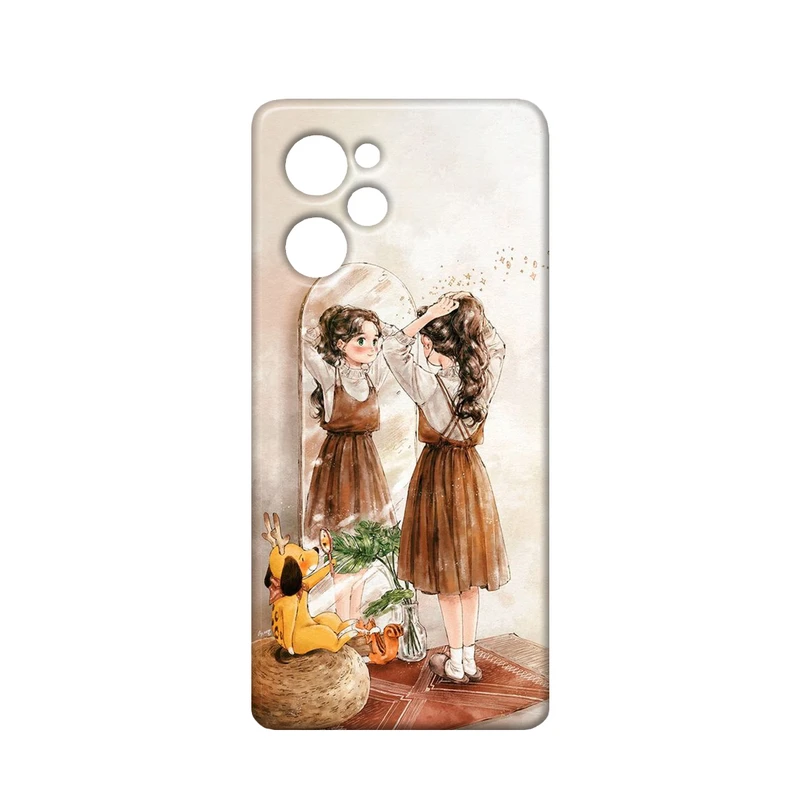  کاور مدل دخترانه کد 185 مناسب برای گوشی موبایل شیائومی  redmi note 12pro 5g