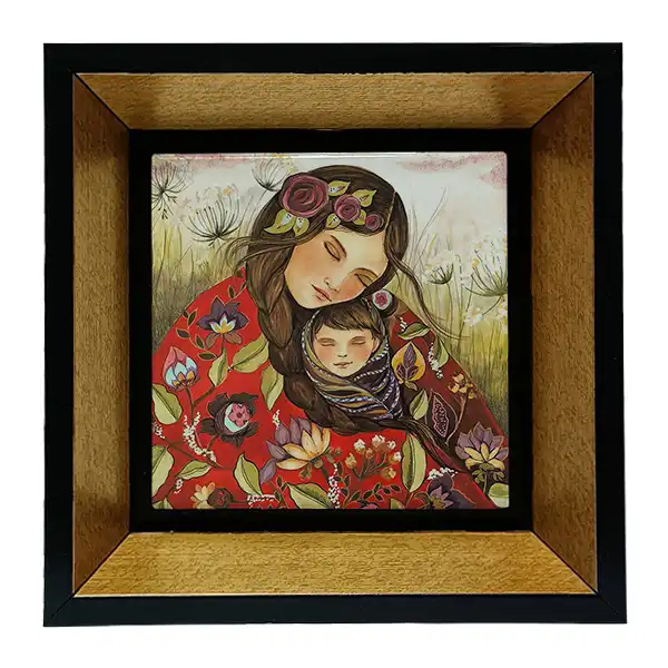 تابلو کاشی طرح مهر مادری مدل tkk177