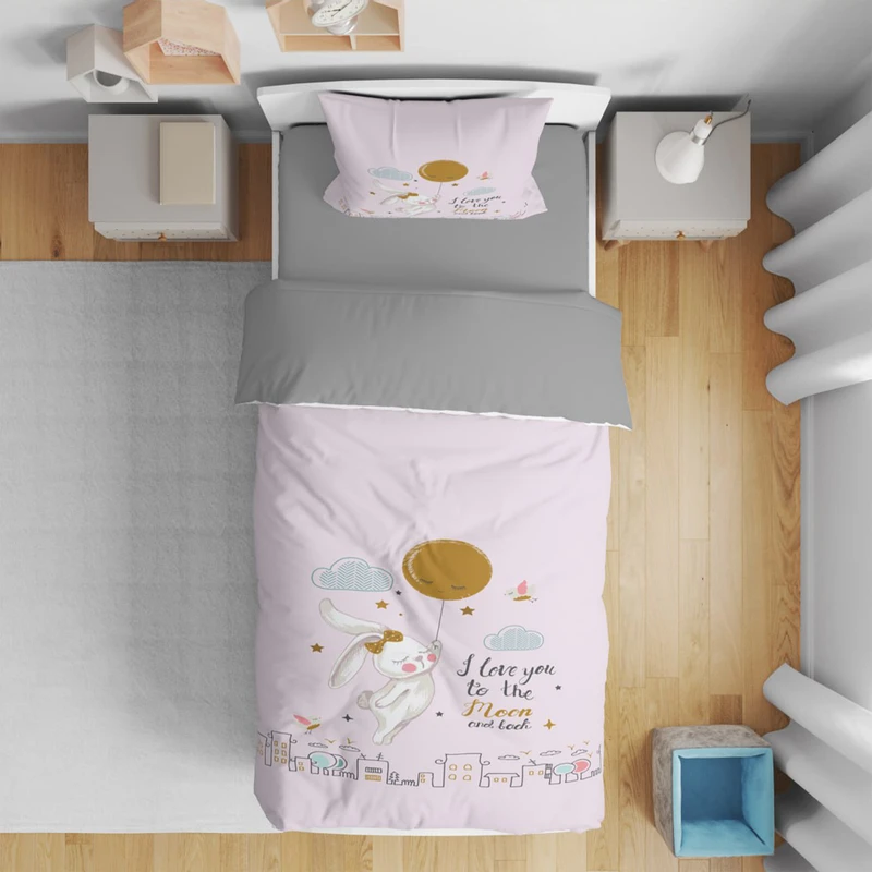 سرویس روتختی مدل خرگوش 4442 یک نفره 5 تکه