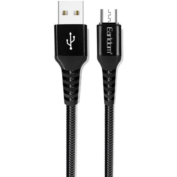 کابل تبدیل USB به microUSB ارلدام مدل EC-121M طول 1 متر