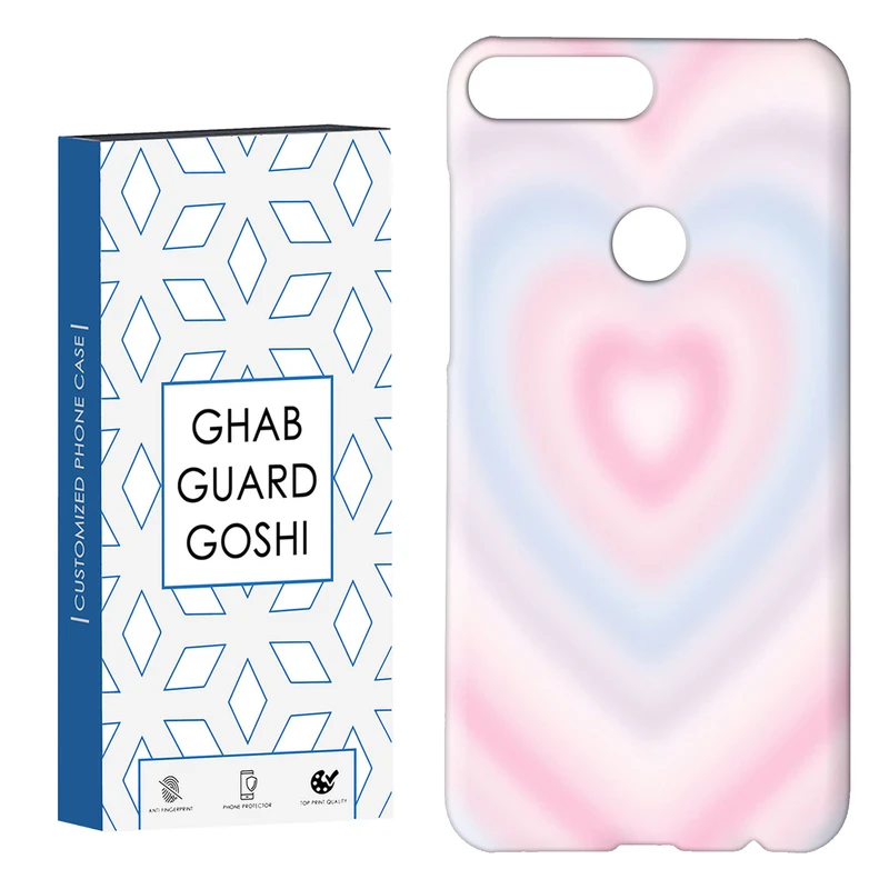 کاور قاب گارد گوشی طرح قلب کد Dimo-339 مناسب برای گوشی موبایل هوآوی Y7 2018 / Y7 Prime 2018 / Honor 7C 