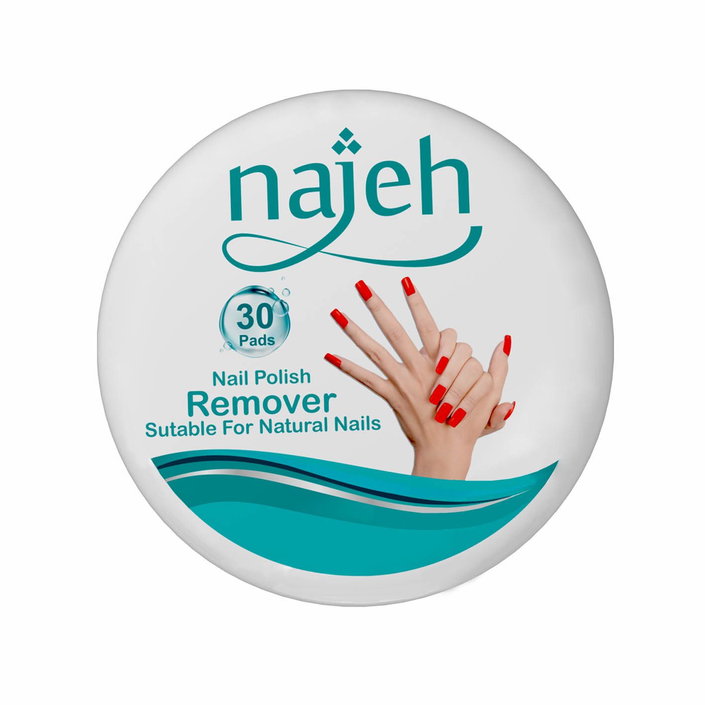 پد لاک پاک کن ناژه مدل 001 بسته 30 عددی -  - 2