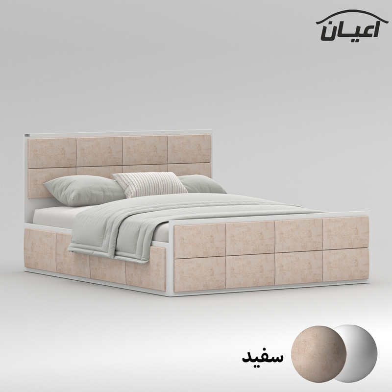 تخت خواب دونفره اعیان مدل FH840 سایز 160x200 سانتی متر