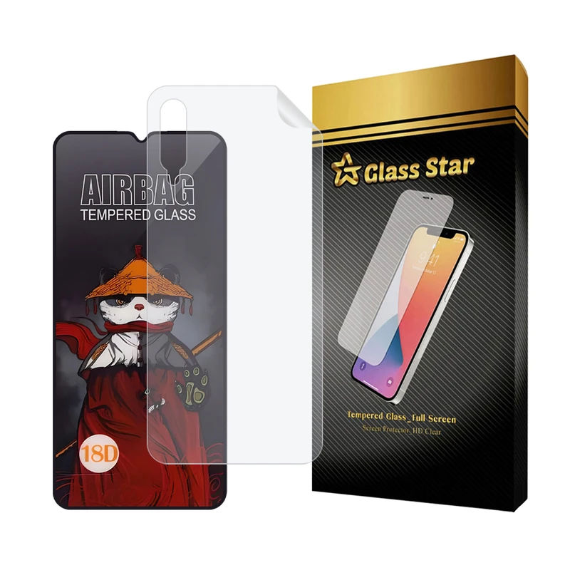 محافظ صفحه نمایش گلس استار مدل AIRNABKGS مناسب برای گوشی موبایل سامسونگ Galaxy A70s / A70 به همراه محافظ پشت گوشی