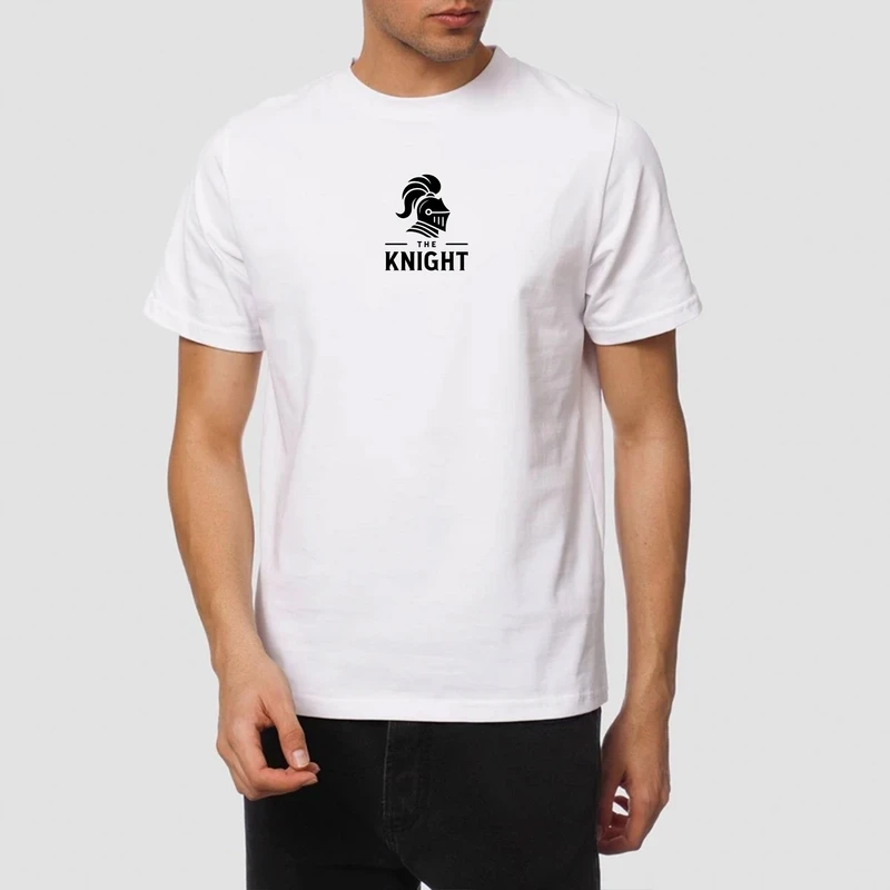 تی‌شرت آستین کوتاه مردانه مدل The Knight کد WH.2027