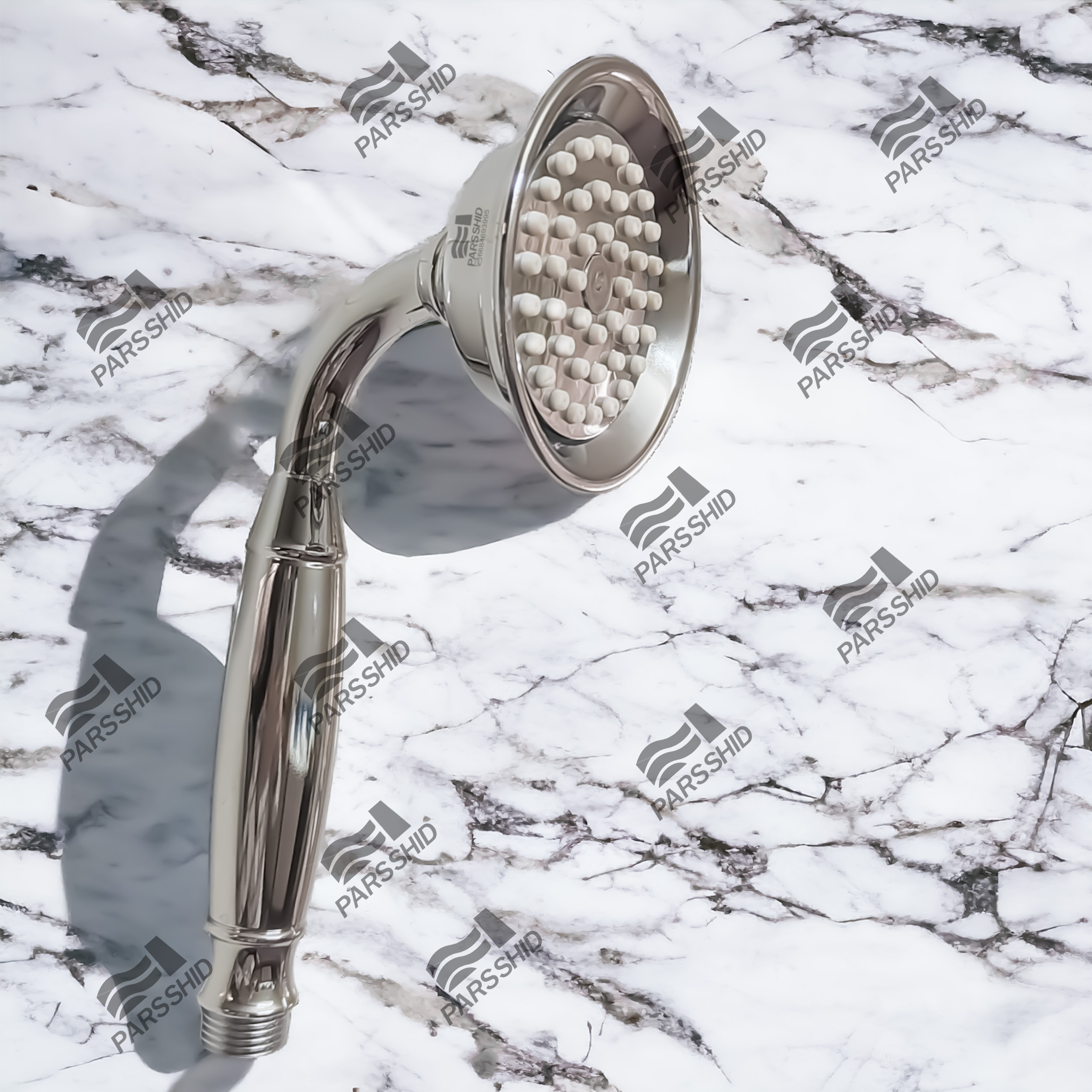 سردوش حمام شیرآلات بهداشتی پارس شید فاتح مدل زنگوله ای z5 مجموعه 2عددی