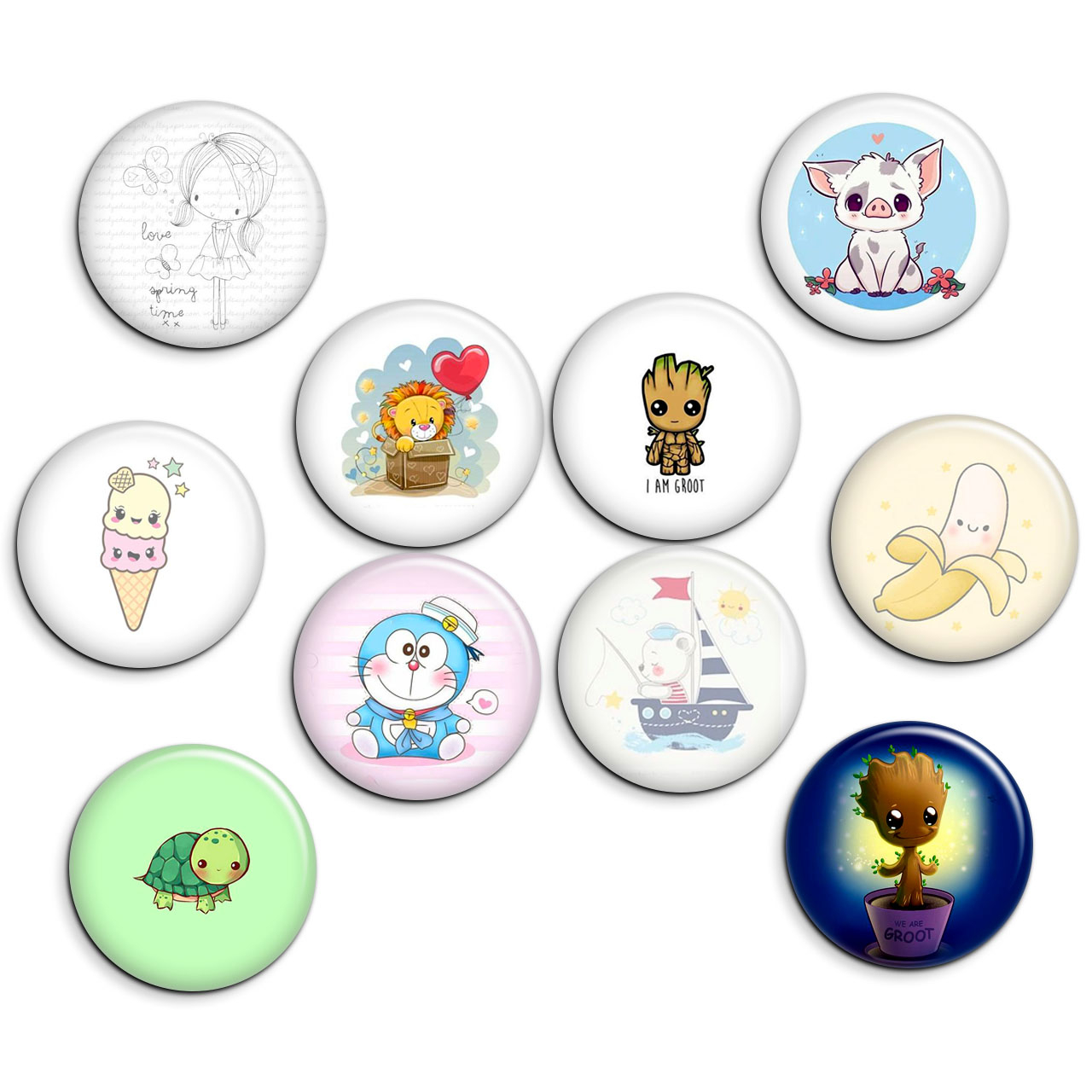 پیکسل پرمانه طرح cute کد pmg.5347 مجموعه 10 عددی