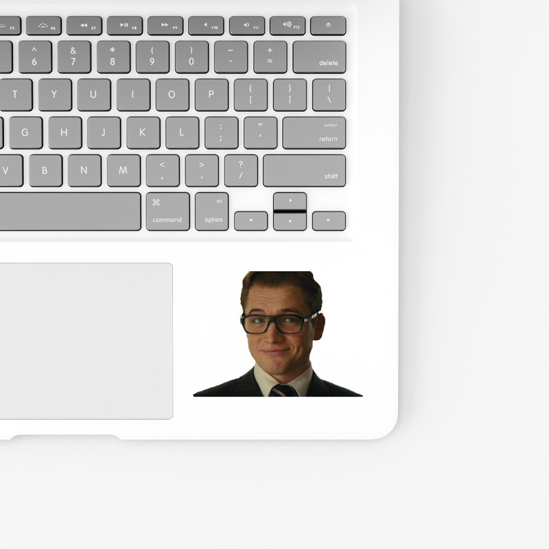 استیکر لپ تاپ و موبایل بووم طرح بازیگر مدل  Taron Egerton کد FR125