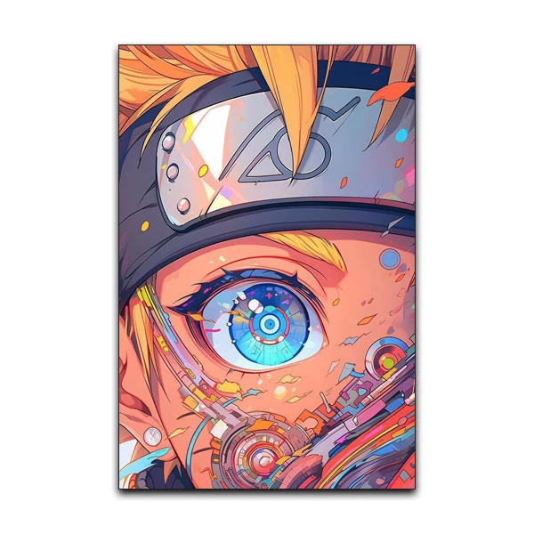 تابلو شاسی گوفی مدل ناروتو کوچولو بانمک و کیوت انیمه ناروتو طرح Naruto Cute Boruto Anime کد BABY15