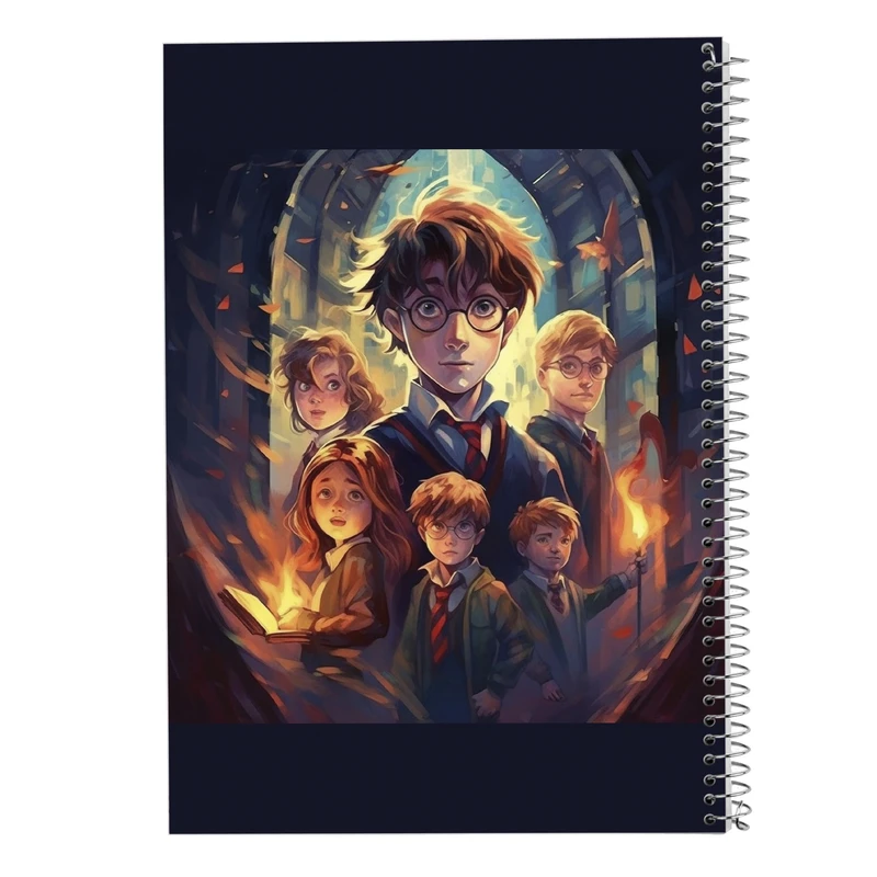 دفتر مشق 50 برگ مدوپد مدل هری پاتر harrypotter کد DF10317