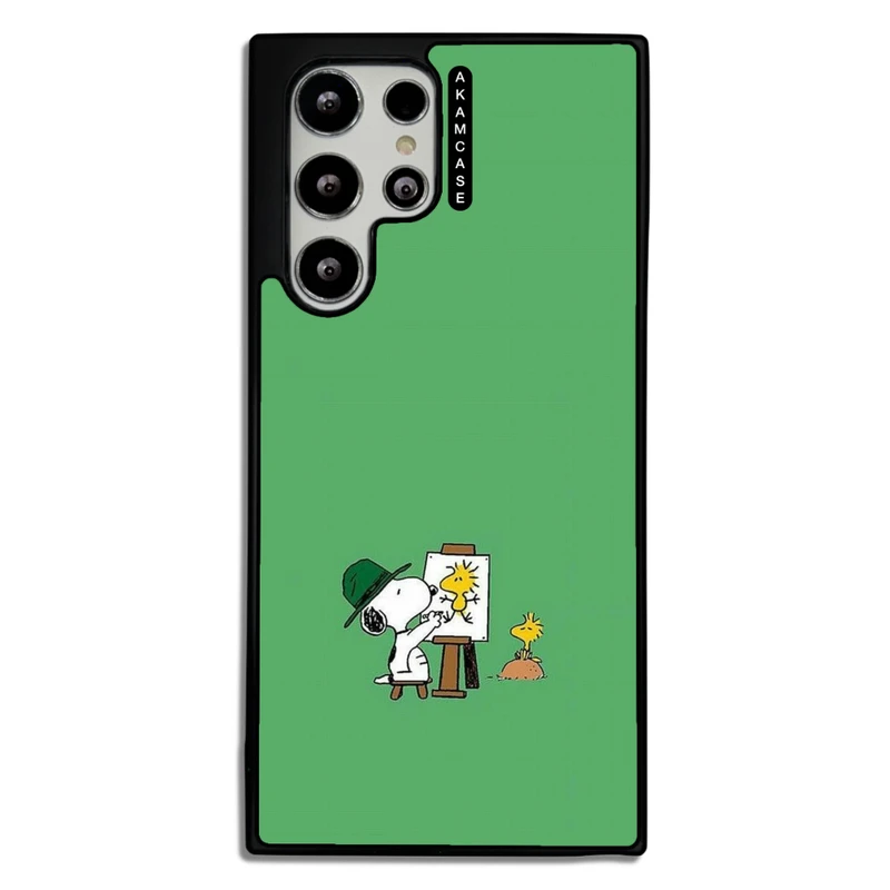 کاور آکام مدل AMCWSGS22U-SNOOPY1 مناسب برای گوشی موبایل سامسونگ Galaxy S22 Ultra