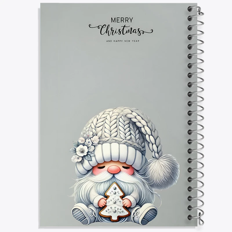 دفتر لیست خرید 50 برگ خندالو طرح کوتوله و کریسمس کد F5858