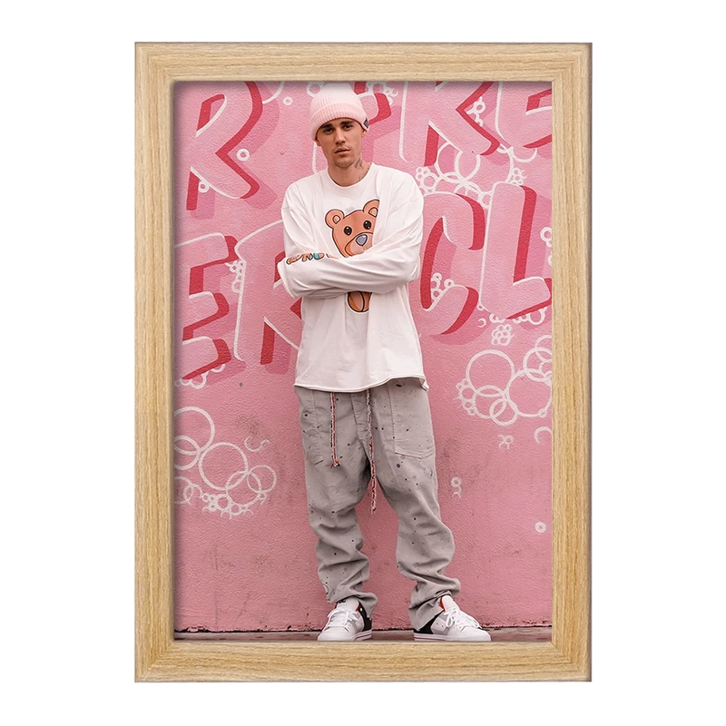 تابلو خندالو مدل جاستین بیبر Justin Bieber  کد 19018