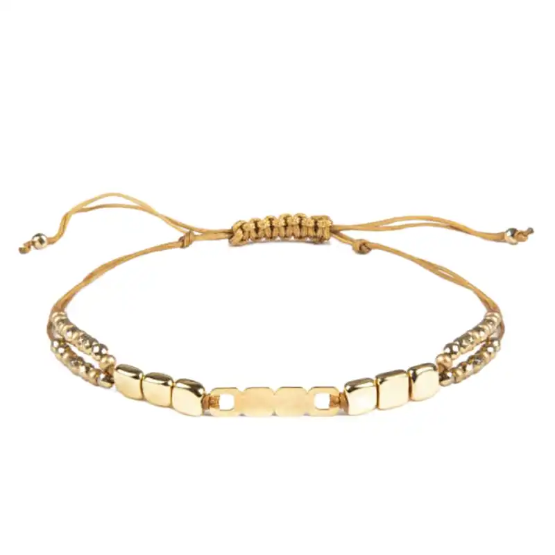 دستبند طلا 18 عیار زنانه الن نار مدل eln2570