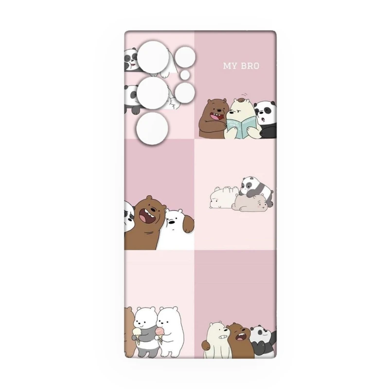 کاور طرح خرس کله پوک کد 131 مناسب برای گوشی موبایل سامسونگ Galaxy S21 Ultra