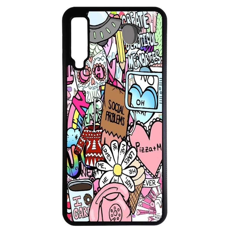 کاور طرح شلوغ کد 10833 مناسب برای گوشی موبایل سامسونگ galaxy A750 / A7 2018