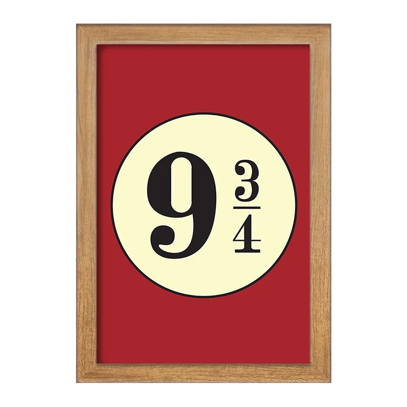 تابلو خندالو مدل سکوی نه و سه چهارم هری پاتر Harry Potter  کد 2906