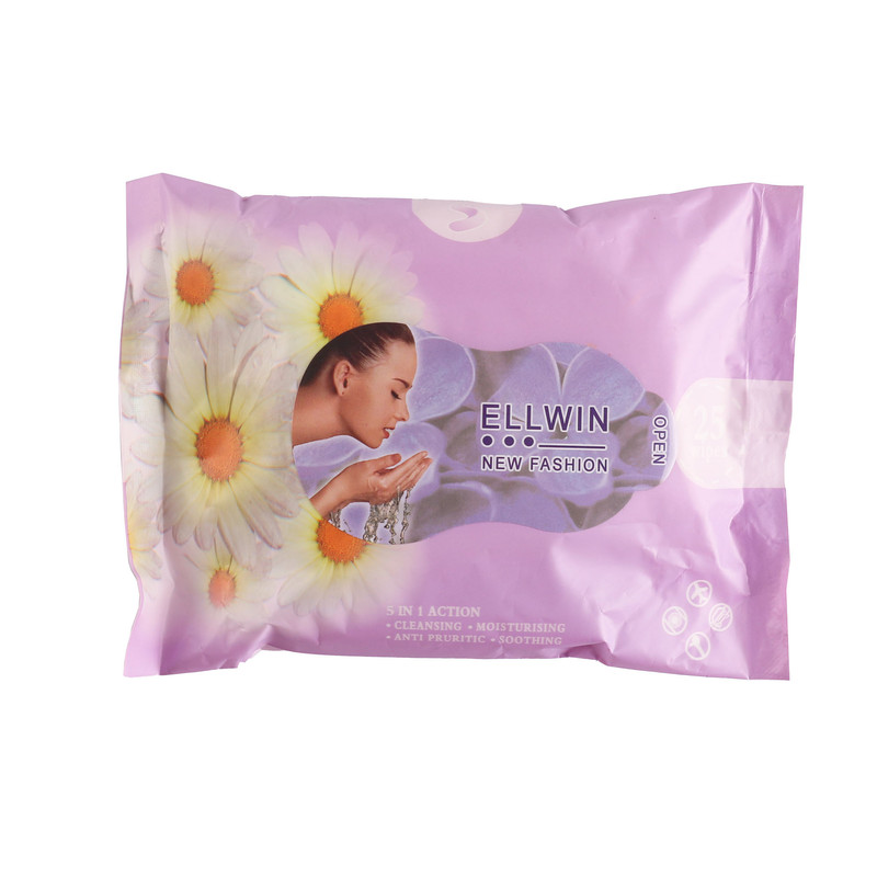 دستمال مرطوب الوین کد 02 بسته 25 عددی