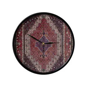 ساعت دیواری مدوپد طرح فرش سنندج مدل C-Sanandaj08