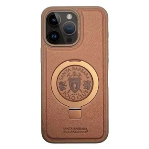 کاور سانتا باربارا x پولو مدل چرمی مناسب برای گوشی موبایل اپل iphone 16 promax