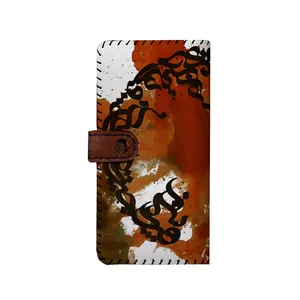 کیف پول چرمی ترمه طراحان ایده مدل بنددار کد hzs004