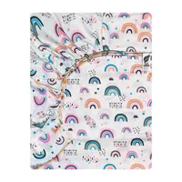 ملحفه فیلور کودک آدنو مدل رنگین کمان کد FI29 سایز 70x135 سانتی متر