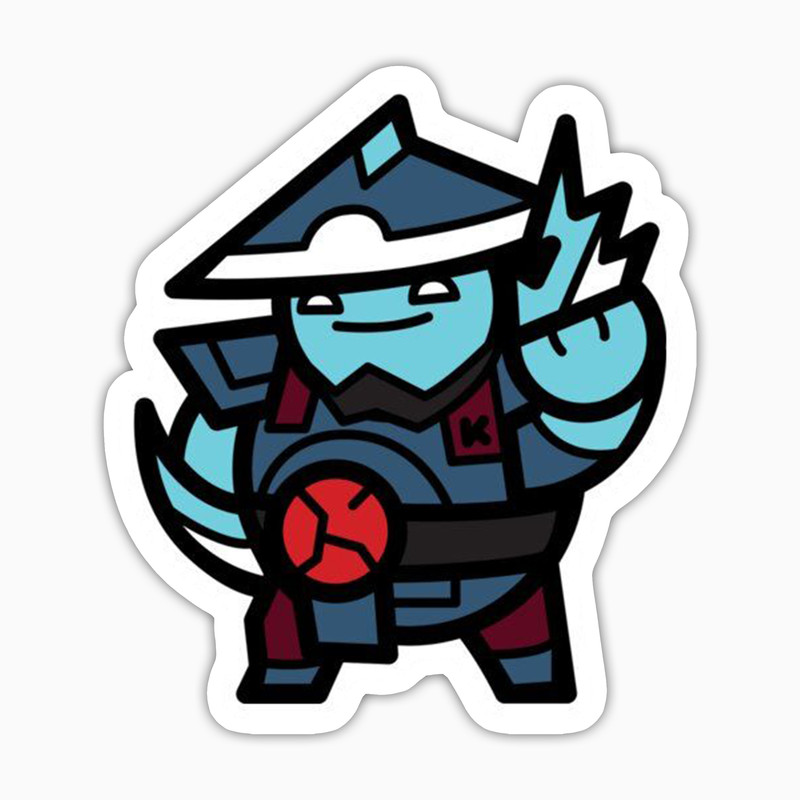 استیکر لپ تاپ و موبایل بووم طرح بازیDota2 مدل Storm Spirit کد LA96
