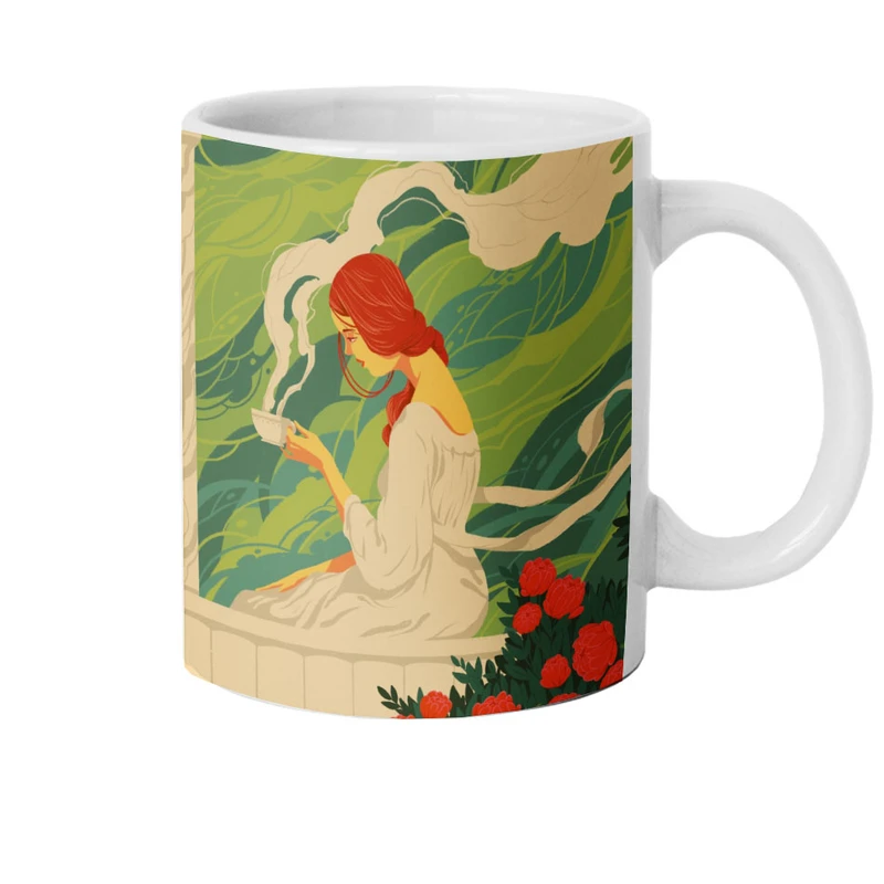 ماگ هومرو طرح دخترونه فانتزی مدل M784