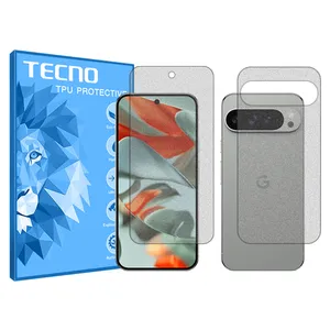 Tecno Resistant model Matte screen protector suitable for Google Pixel 9 Pro XL mobile phone along with the back of the phone