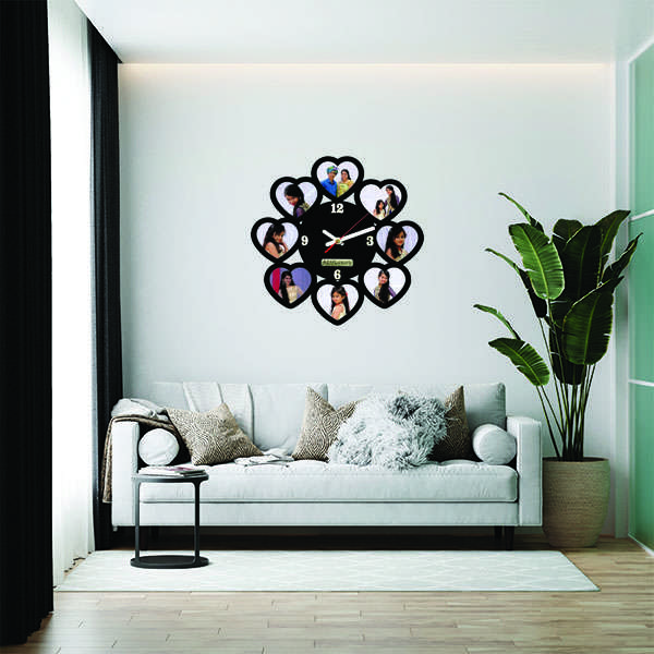 ساعت دیواری آذرلاکچری طرح قاب عکس کد pic03