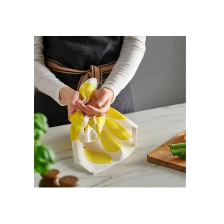 دستمال رطوبت‌گیر خانه و آشپزخانه پنبه‌ ایکیا مدل RINNIG بسته 4 عددی