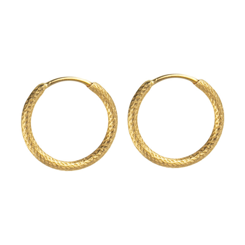 گوشواره طلا 18 عیار زنانه دوست خوب مدل dk527