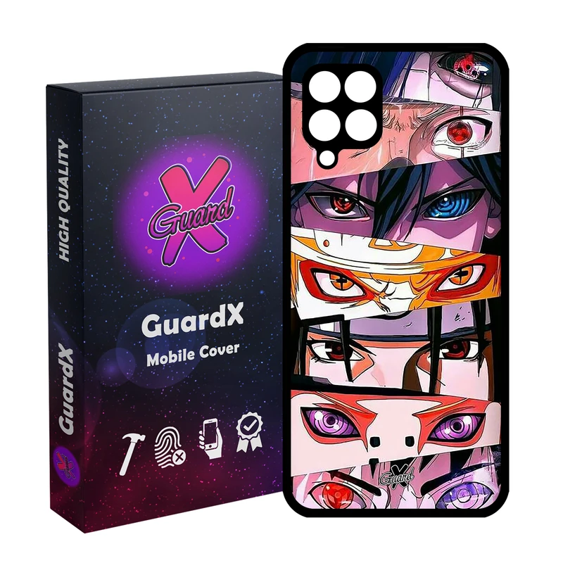 کاور گارد ایکس طرح ناروتو انیمه مدل Glass10547 مناسب برای گوشی موبایل سامسونگ Galaxy A22 4G