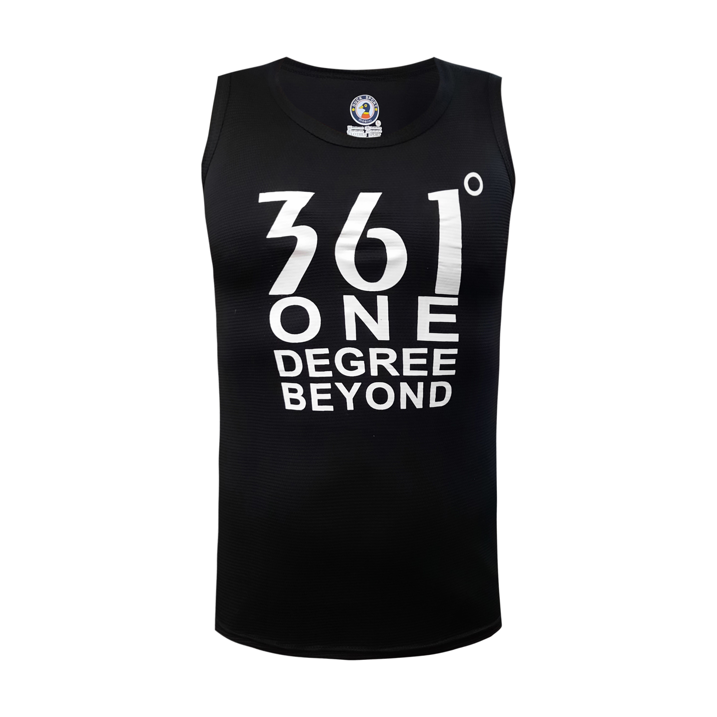 تاپ ورزشی مردانه مدل سیمپل کد HL-BLK3 رنگ مشکی 