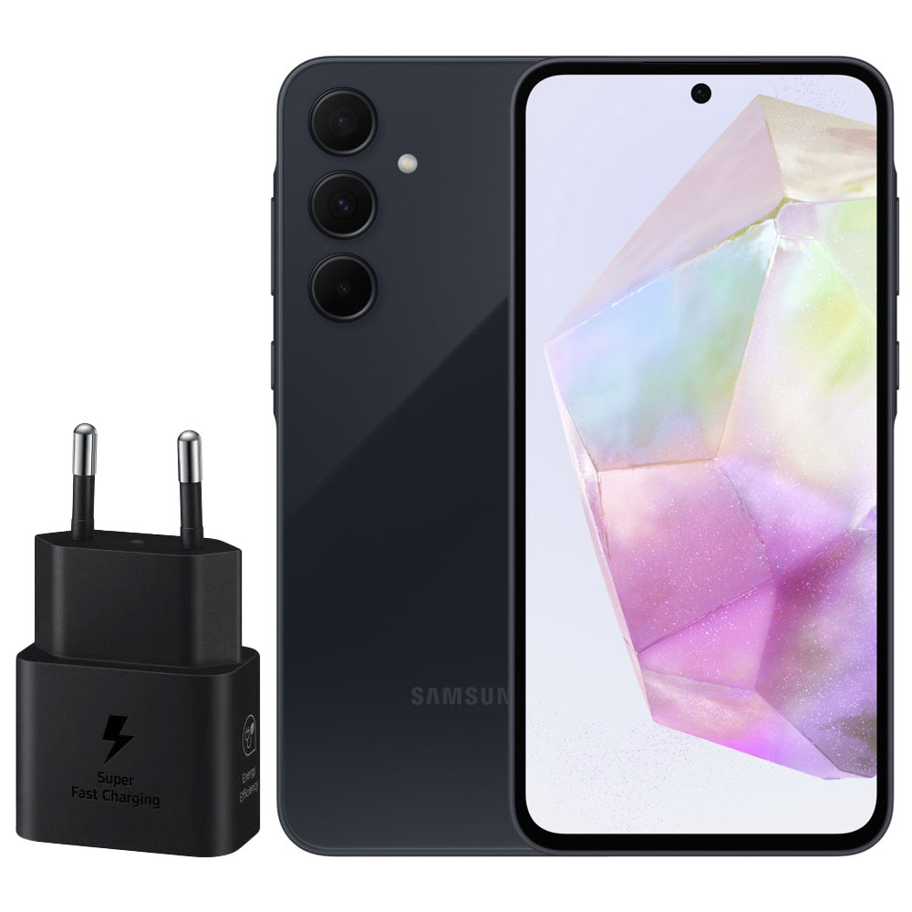 گوشی موبایل سامسونگ مدل Galaxy A15 دو سیم کارت ظرفیت 128 گیگابایت و رم 6 گیگابایت به همراه شارژر 25وات سامسونگ - ویتنام